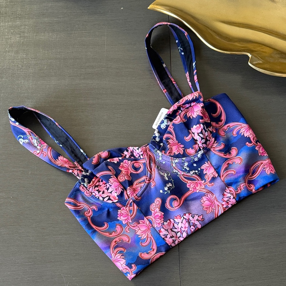 AGUE BENDITA LUPE BUSTIER TOP S - Picture 2 of 9